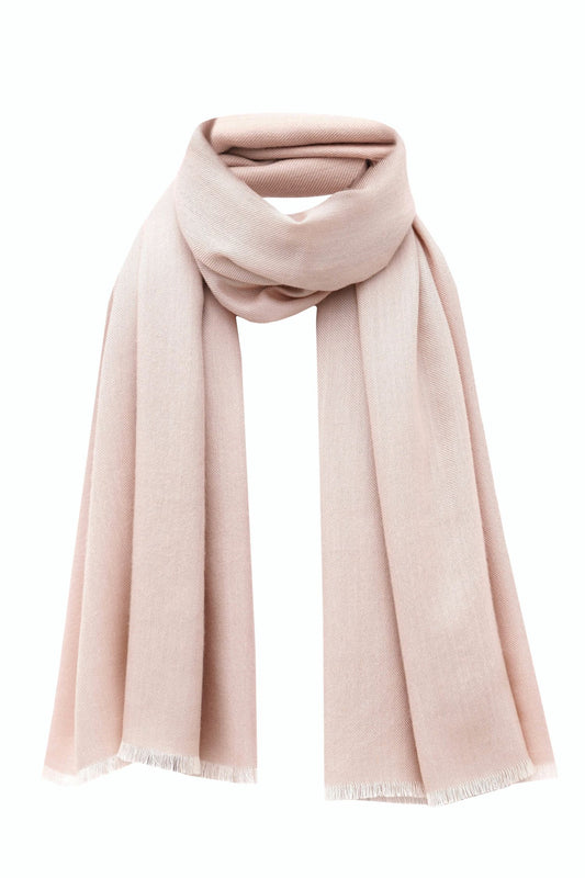 Cashmere and silk scarf Angel wings